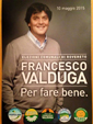 il poster del candidato sindaco