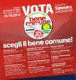 il poster con il programma Bene Comune